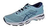 ASICS Women's Gel-Kayano 24 Running-Shoes Blue/Yellow, 8.5 B(M) US