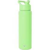 Simple Modern Summit Water Bottle with Straw Lid | Vacuum Insulated Stainless Steel | Leak Proof BPA-Free Cup for Travel, School, Sports | 30oz, Baja