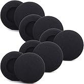 Ear Cushions Foam Replacement for Supra Plus Encore and Most Standard Size Office Telephone Headsets H251 H251N H261 H261N H351 H351N H361 H361N Headphones Disposable Covers, 5 Pairs (10)