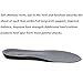 LEAGY Memory Foam Orthopedic Silica Gel Black Shoe Insole, Shoes with Arch Support, Running Shoes, Foot Pain, Foot Care, Slippers with Arch Support (6-9 US Medium)