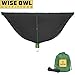 Wise Owl Outfitters Hammock Bug Net - SnugNet Mosquito Net - Premium Quality, Waterproof Mesh Netting w/Double-Sided Zipper - Essential Camping Gear, Green