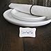 Classic Porcelain Place Cards - Set of 6