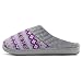RockDove Sweater Knit Scuff Slippers for Women, Size 7-8 US Women, Periwinkle