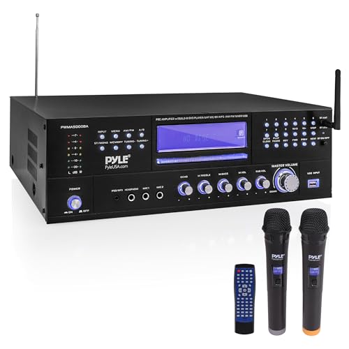 Pyle 4-Channel Karaoke Home Wireless Microphone