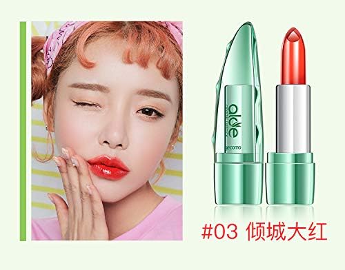 Eolunt - Natural Aloe Vera Lipstick Long Lasting Temperature Change Color Red Lip Stick Blam Transparent Magic Jelly Waterproof Lipsticks [3]