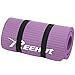 REEHUT Yoga Knee Pad, Elbow Pad Cushion Provides Extra Padding& Support for Knees, Wrists and Elbows, 15mm (5/8) Thick Mini Mat with Carrying Strap, for Yoga, Pilates, Floor Exercises Purple