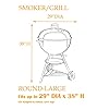 iCOVER-Heavy-Duty-Vertical-classic-outdoor-BBQ-Barbecue-Dome-Smoker-Cover-G11601-for-weber-char-broil-Brinkmann