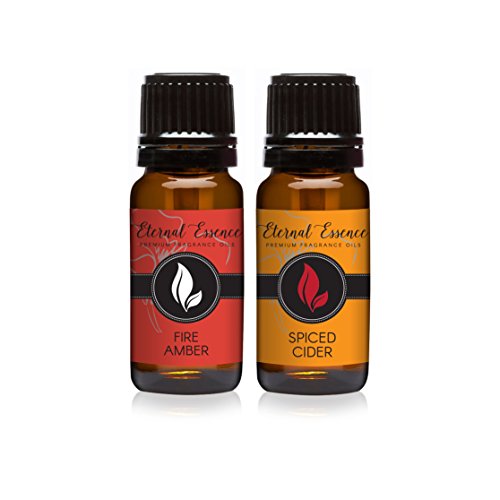 Pair (2) - Fire Amber & Spiced Cider - Premium Fragrance Oil Pair - 10ml