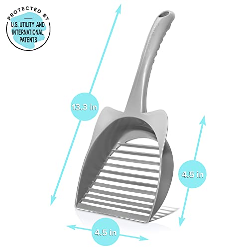 CatGuru Cat Litter Scoop, Jumbo Litter Scoop, Litter Scooper with Deep