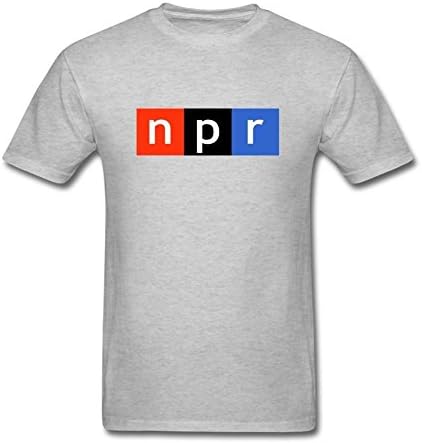 Men's NPR Logo DeepHeather Tshirts Size L