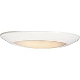 Maxim Lighting 57915WTWT Diverse - 18W 1 5CCT LED Flush Mount-1.25 Inch Tall and 9.25 Inch Wide, Finish Color: White