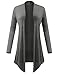 BIADANI Women Open Front Lightweight Soft Drape Light Sweater Cardigan