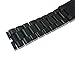 XIEMIN 22mm Stainless Steel Watch Band Strap Bracelet for Motorola Moto 360 1st gen Smart WatchFree Screen Protector and Spring Bar Jeweler Tools (Black)