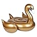 Sunnylife Luxury Adult Inflatable Pool Float Ride On Beach Toy - Gold Swan