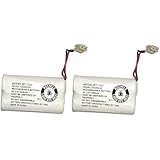 Uniden BBTY0651101 model BT1007 Nickel-Cadmium Rechargeable Cordless Phone Battery, DC 2.4V 500mAh (Pack of 2)