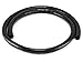 Monoprice 107022 15mm x 1.5m Spiral Wrap Bands, Black