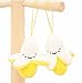 TECH-P® Creative Life Mini Peel Soft Banana Phone Bag Keychain Pendant Decoration for Home Wall Party Decorations (Banana 10/Set-1.5