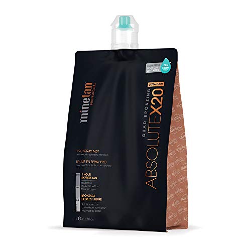 MineTan Sunless Spray Tanning Pro Kit - Tan.Lite Spray Tan Machine with 10 x Solutions