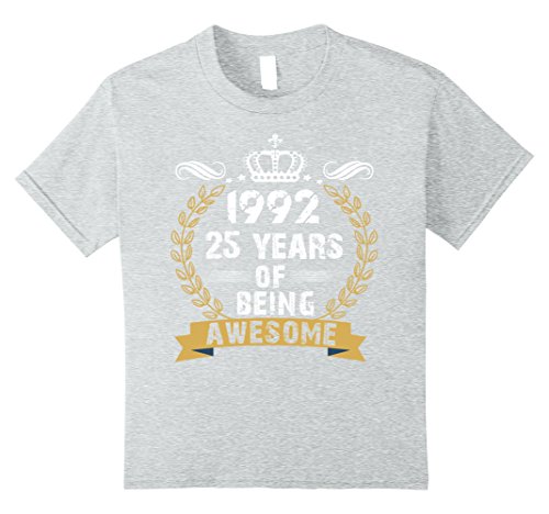 Kids happy 25th birthday gifts tshirts - 1992 birthday …