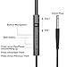 MXditect 2 Pack Sports Earphones with Horn Earbuds with Mic Stereo Wired In-Ear Earphones 3.5MM Jack Headphones for iPhone/Android Black