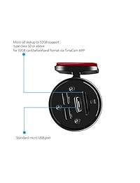 facamword WiFi coche Dash Cam FHD 1080p Gran Angular de 140 grados cámara grabadora de salpicadero con botón Snapshot remoto, visión nocturna, grabación en bucle, G sensor, detección de movimiento, condensador integrado