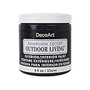 Deco Art Americana Outdoor Living - 8oz Farbflasche Mit Feiner Spitze Für Coole Heim-Deko-Projekte