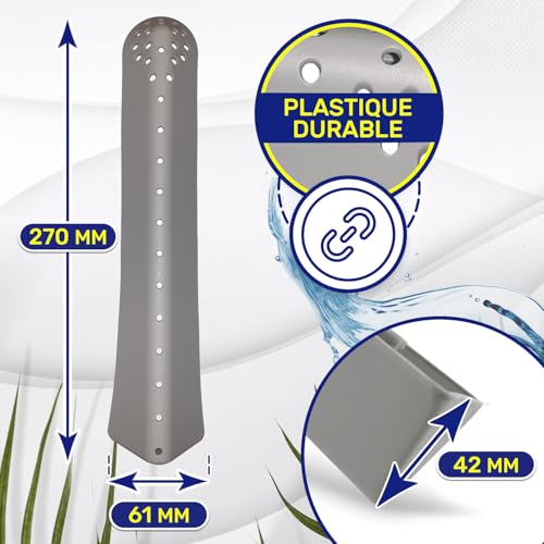3 x Washing Machine Drum Paddle 270 x 61 x 42 mm with Original Code 43005989 for Candy for Haier for Hoover for Rosieres for Zerowatt MONTERAL