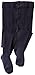 Jefferies Socks Little Girls' Seamless Organic Cotton Tights, Navy, 6-8 Years