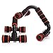 Readaeer Push up Pushup Bars Stands Handles Set for Men and Women Workout - Orange