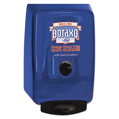 Boraxo 1700010988 2 L Dispenser for Heavy Duty Hand Cleaner, 10.49" x 4.98" x 6.75", Blue (Pack of 4)