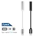 Moto Z USB C to 3.5 mm Headphone Jack Adapter(Not Fit HTC,Google Pixel 2, Pixel 2 XL),AnoKe[2 Pack]Type C to 3.5mm Stereo Audio Headphone Extender Cable Connector Female for Moto Type C Port Devices