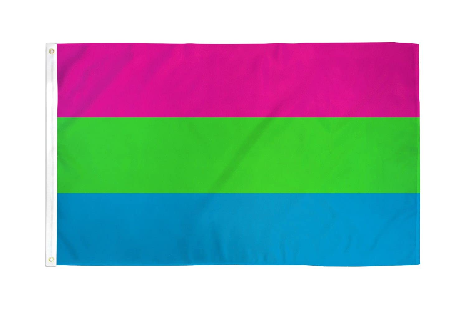 AZ FLAG - Polysexuality Flag - 3x5 Ft - 100D Polyester Polysexual Banner with Two Metal Grommets - Fade Resistant - Vivid Colors - 3' x 5' Feet - 150x90 Cm