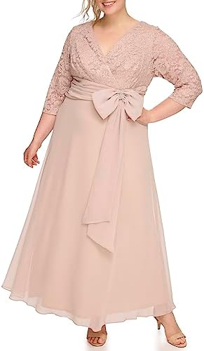 jessica howard portrait collar a line dress Jessica Howard Women's Mixed-Media Fit & Flare Midi Dress - Navy
