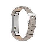 For Fitbit Alta and Alta Leather Accessory Band,CreateGreat Leather Replacement Band for Fitbit Alta HR/Fitbit Alta Bands/Alta HR
