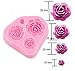 4 Size Roses Flower Silicone Cake Mold Chocolate Sugarcraft Decorating Fondant Fimo Tool