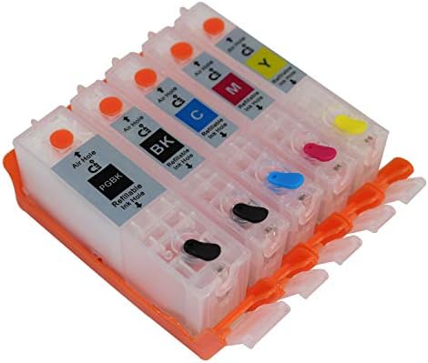 CEYE for Canon IPCEYE for Canon MX927 IX6770 IX6870 Empty Refillable Ink Cartridge PGI-750 CLI-751 5pcs