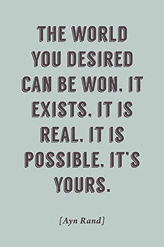 Keep Calm Collection The World You Desired Can Be Won, Motivational Poster