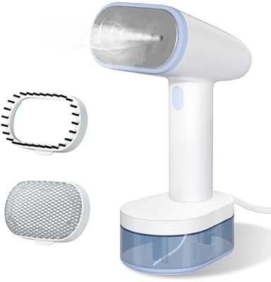 Stiratrice a vapore per abiti, portatile e maneggevole, capacità di 250ml, 1600W, riscaldamento 25s, spegnimento automatico, autol pulizia, nessuno schizzo d'acqua, per casa, ufficio e viaggio