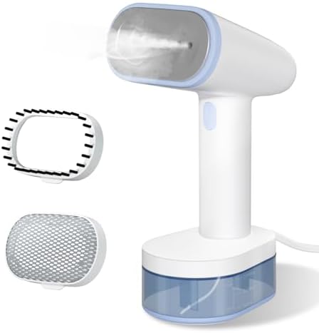 Stiratrice a vapore per abiti, portatile e maneggevole, capacità di 250ml, 1600W, riscaldamento 25s, spegnimento automatico, autol pulizia, nessuno schizzo d'acqua, per casa, ufficio e viaggio