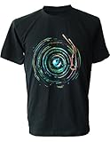 Sodatees Men's Universe Space Vinyl Ip Disc Music T-Shirt