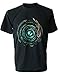 Sodatees Men's Universe Space Vinyl Ip Disc Music T-Shirt