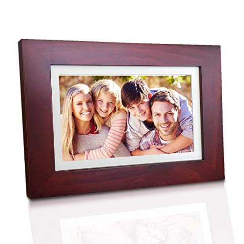 eco4life 8 Inches Cloud Digital Photo Frame with 1280x800 LCD IPS Display, 1610 HD Touch Screen