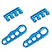 5 Pack Toe Separators Stretchers Straighteners & Dividers for Correcting Overlapping Toes, Bunions, Hammer Toe, Corns, Pedicures SPA Toes - Orthopedic - Soft Gel Spacers - Cleansing Alcohol Pad