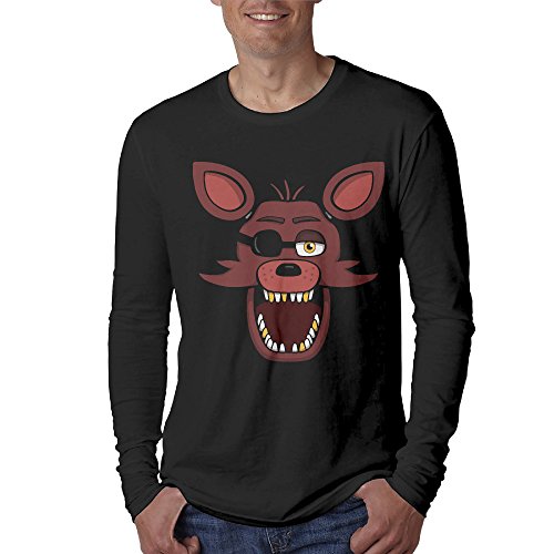 Utas66 Men's Fox Five Nights at Freddy Long Sleeve T Shirts