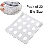 Clothes Folder Board Organizer Storage for Closet Drawer 20-Pack T Shirts Folding Organization Travelling Trays Big Size         