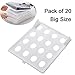Clothes Folder Board Organizer Storage for Closet Drawer 20-Pack T Shirts Folding Organization Travelling Trays Big Size         
