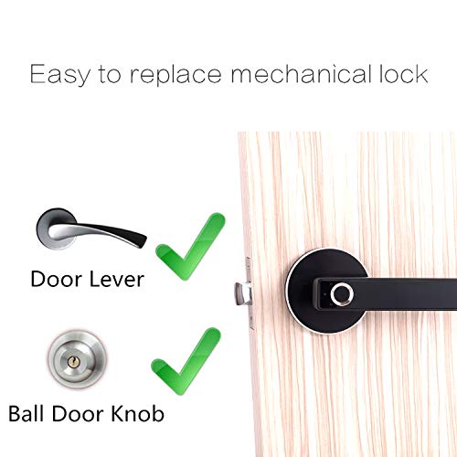 5 HARFO+Fingerprint+Keyless+Smart+Black