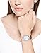 Nine West Women's NW/1339SVHY Square Silver-Tone Honey Strap Watch