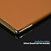 izBuy Leather Notebook, Classic Vintage Notebook Diary Medium Size for Men/women 240 Lined Beige Pages-Mediterranean Style 0.5mm Smooth Gel Pen Included (Yellowbrown)