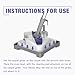 Light ‘N’ Easy Carpet Glider Works with Steam Mop 7338ANW, 7338ANGW, 7338ANGB/ S8, 7339, convenient option for rug/ carpet/ baby mat/ yoga mat, Square, Grey